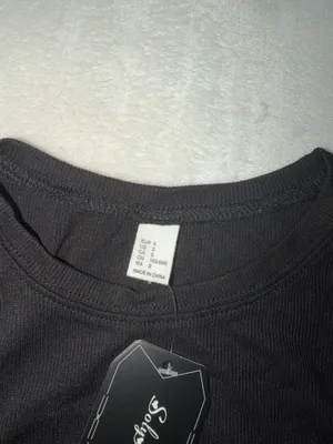 Black Sleeveless Crop Tank Top by Solely lux thumbnail 2