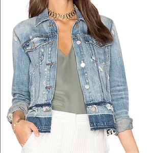 J Brand Deena Released Hem Jean Jacket C31‎ thumbnail 1