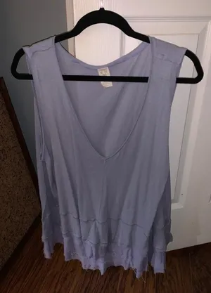 Free People Lavender Tank Top thumbnail 1