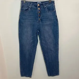 Abound button fly cotton jeans. Tapered. Size 26 waist. thumbnail 2