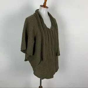 Anthropologie Sparrow Wool Blend Open Front Cardigan‎ Sweater Cozy Layering M thumbnail 3