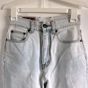 Vintage Marlboro Classics light wash, high waist cigarette jeans thumbnail 1