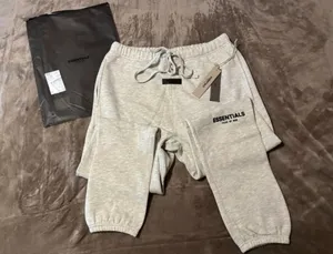 Essential Small Light oat cuffed sweatpants thumbnail 1