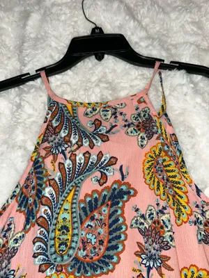 As You Wish Paisley Print Colorful Short Dress thumbnail 8