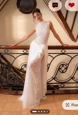 White Lace Maxi Dress thumbnail 1
