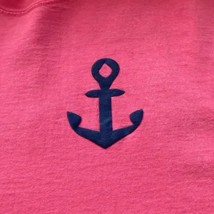 Spirit jersey - Anchored in the South Oversized Cotton Coastal Style Size M pink thumbnail 9