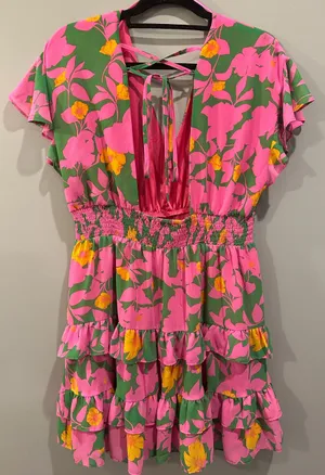 Sugarlips Granita Floral Starcrossed Mini Dress thumbnail 4