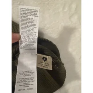 Madewell Brodale Ribbed Sweater Tank Top Womens Medium Kale Green V-Neck‎ Crop thumbnail 6