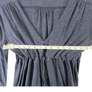 Old Navy Y2K Babydoll‎ Dress Womens L Blue Modal Blend Empire Waist Soft Stretch thumbnail 7