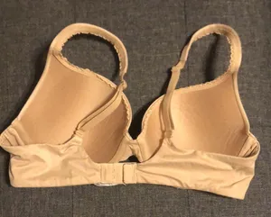 PINK Victoria's Secret Wear Everywhere Push Up Bra Size 34C Tan Color thumbnail 3