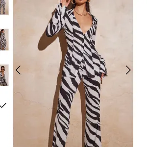 Pretty Little Thing- Black & White Zebra Stripe Button Down Top thumbnail 2