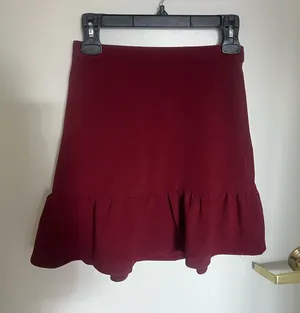 J.Crew Garnet/Maroon Skirt thumbnail 1