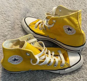 Converse Chuck Taylor All Star High Tops Yellow Unisex W6 / M4 thumbnail 1