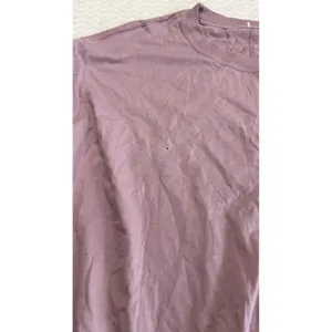 Lululemon Womens Long Sleeve Crew Neck Activewear Top Purple Mauve Size 10 thumbnail 3