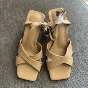 Amazon Elegant Beige Strappy Heels thumbnail 7