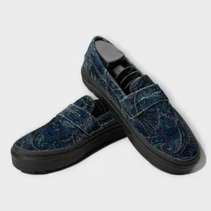 Vans Style 53 Velvet Paisley Blue Slip On Creeper Womens 8 Mens 6.5 NWOB thumbnail 7