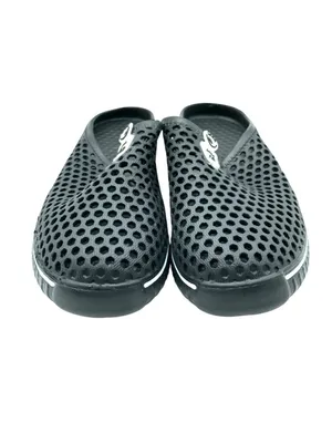 Leda Womens Water Shoes Slip On Rubber Mesh Clog Black Size 42 US 11 thumbnail 2