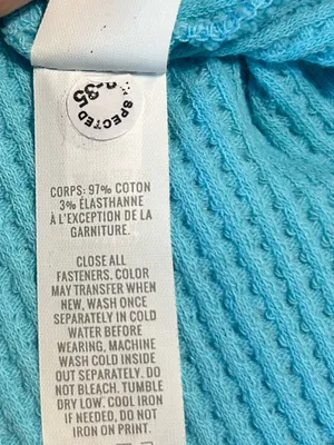 Offline Light Blue/Teal Waffle Henley Long-Sleeve Shirt thumbnail 5