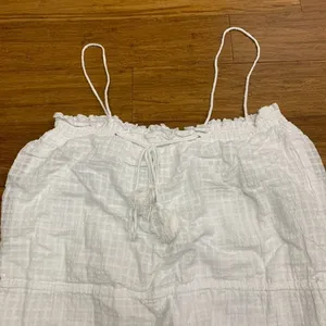 Greylin Dress Womens Small White Mini Tassel‎ Tie Waist Sleeveless Casual Summer thumbnail 5