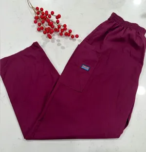 Cherokee Maroon Workwear Scrub Pants thumbnail 1