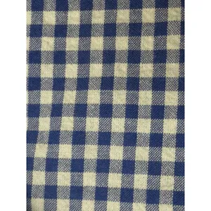 Joie Gingham Wide‎ Leg Cropped Pants Paperbag Waist Blue White Size L thumbnail 6