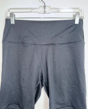 Maurices High Rise Luxe Biker Shorts Solid Black 7” Athleisure thumbnail 4