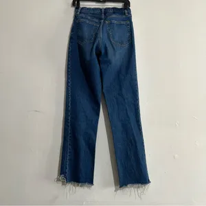 Abercrombie & Fitch The 90s Straight Ultra High Rise Jeans Size 26 2 XL Tall thumbnail 4