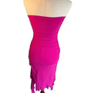 Womens Hot Pink Body Con Dress size XS thumbnail 2