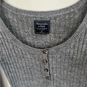Abercrombie & Fitch Gray Ribbed Long Sleeve Sweater Dress thumbnail 3