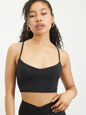 PAC 1980 Active Naomi Tank Top Black Racerback Size M thumbnail 1