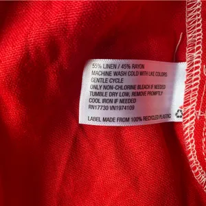 55% Linen‎ 45% Rayon Plus Size Wild Fable Red Woman Shorts Size XXL thumbnail 5