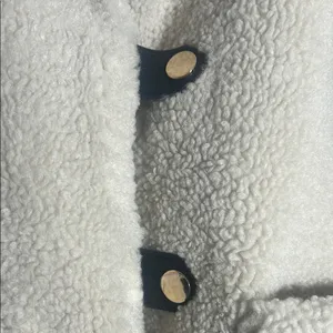 Cozy White women Jacket by Zara thumbnail 3