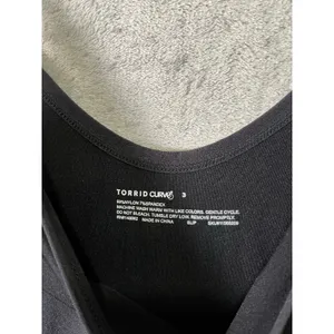 Torrid Seamless 360 Smoothing Slip Shirt Length 3X Black Adjustable‎ Straps New thumbnail 5