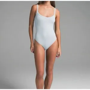 NWT Skims Cotton Jersey Scoop Neck Bodysuit in Zen Blue Size M $58 BD-THG-5515W thumbnail 3