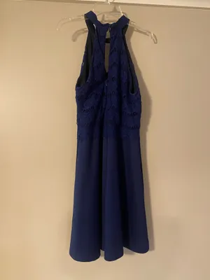 Navy Blue Francesca's Dress thumbnail 2