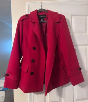 Red IB Diffusion Dress Coat Size L thumbnail 1