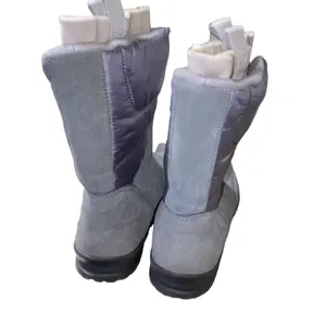 Lands’ End Winter Snow Commuter Boots insulated 406465 womens sz 9B grey purple thumbnail 7