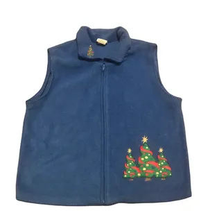 Westbound Christmas fleece vest thumbnail 1