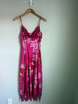 NEW Free People "Can We Talk" midi slip dress XS thumbnail 2