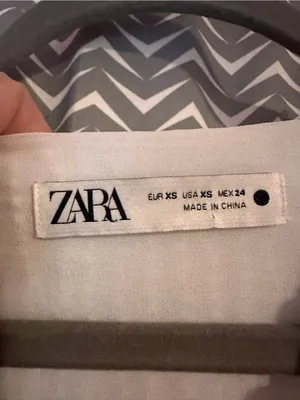ZARA | Limited Edition Pearl Embellished Cropped Blouse, XS thumbnail 7