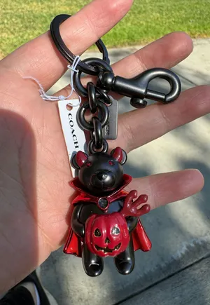 Coach Halloween Devil Bear Bag Charm cw482 thumbnail 1