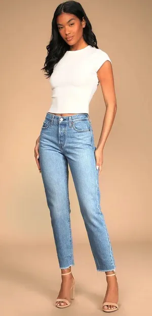 Levi's Wedgie Straight Jeans thumbnail 1