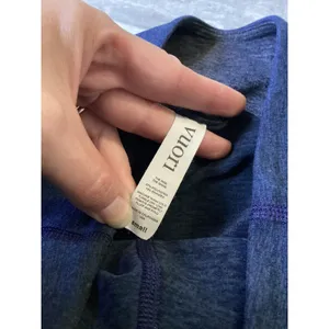 Vuori Womens Small Blue Heather Colorblock High Rise Performance Leggings Yoga thumbnail 8
