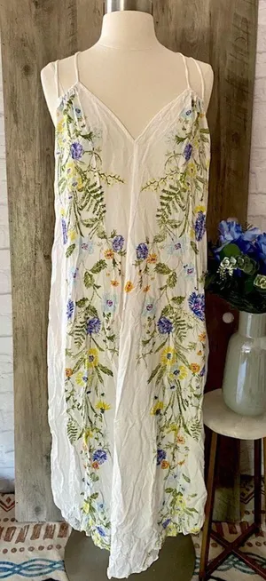 Free People Floral Slip thumbnail 1