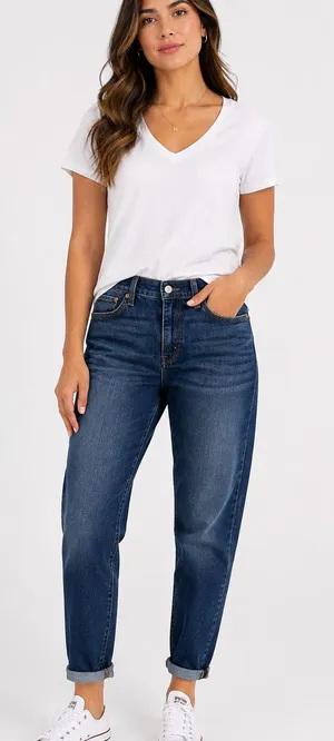 Levi’s Boyfriend Jeans Women’s Size 30 Mid Rise Stellar Stretch Tapered Leg NWT thumbnail 1