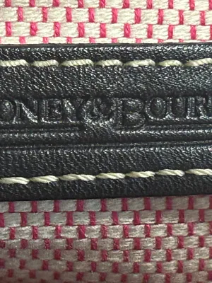 Dooney & Bourke Black and Gray Monogram Hobo with Gold Hardware thumbnail 10