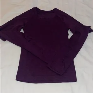 Lululemon athletica Purple Long Sleeve Tee thumbnail 1