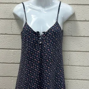 Brandy Melville Blue Floral Mini Dress one size thumbnail 5