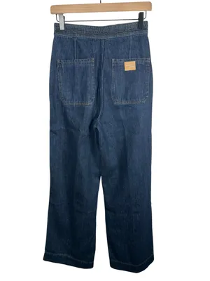 Seventy +‎ Mochi Marie Sailor Jeans 25 High Rise Wide Leg Button Front thumbnail 4