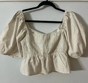 Sim and Sam Baby Doll Top Size Medium NWT thumbnail 11